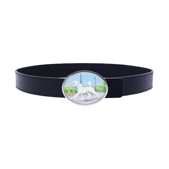Poodle Enamel Belt