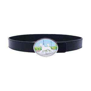 Poodle Enamel Belt