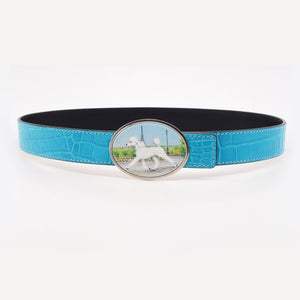 Poodle Enamel Belt