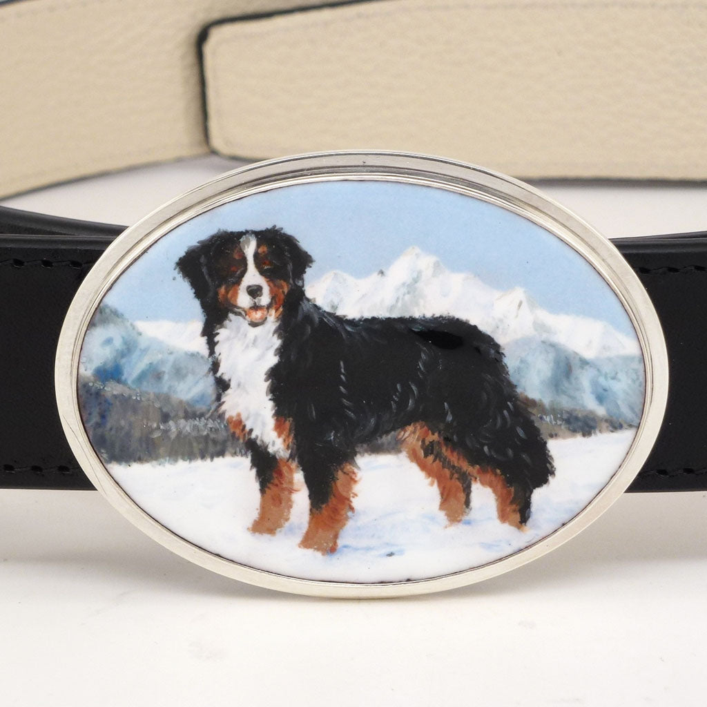 Bernese Mountain Dog Enamel Belt