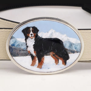 Bernese Mountain Dog Enamel Belt