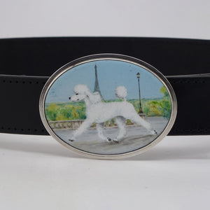 Poodle Enamel Belt