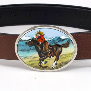 Cowgirl Enamel Belt