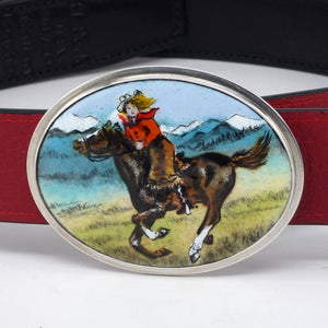 Cowgirl Enamel Belt