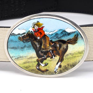 Cowgirl Enamel Belt