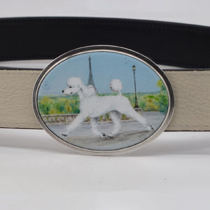 Poodle Enamel Belt