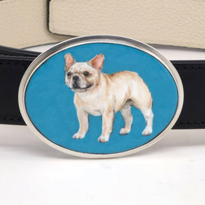 French Bulldog Enamel Belt