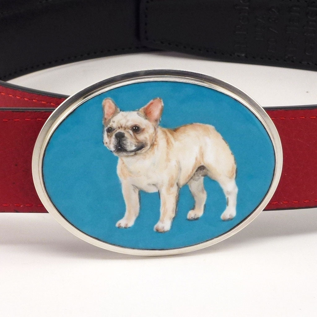 French Bulldog Enamel Belt