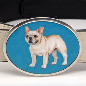 French Bulldog Enamel Belt