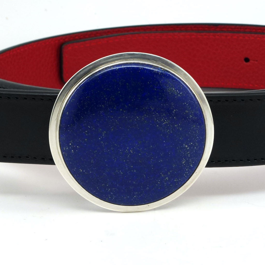 Round Lapis Lazuli Belt