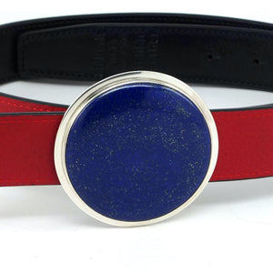 Round Lapis Lazuli Belt