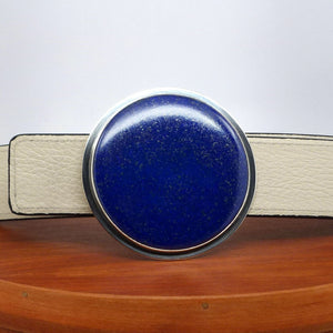 Round Lapis Lazuli Belt