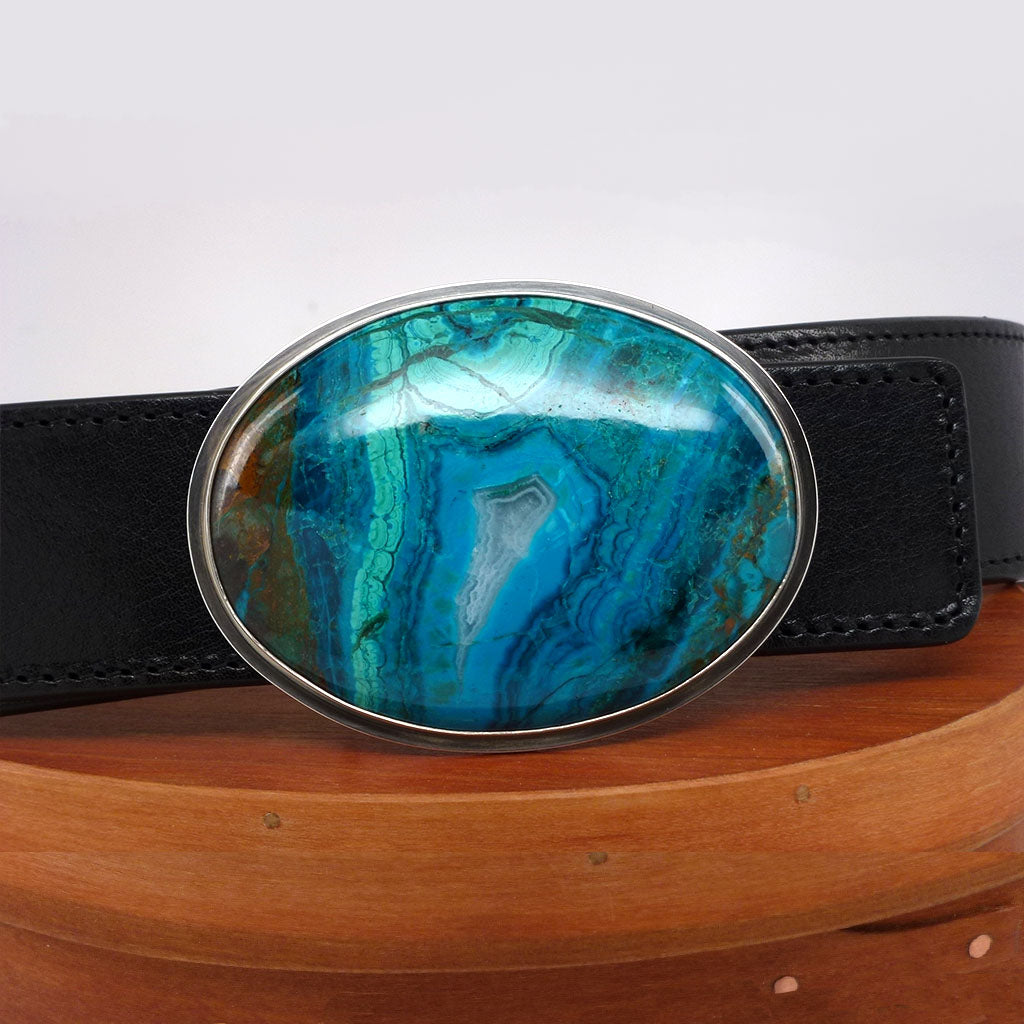 Chrysocolla - Malachite - Quartz  Stone Belt - 38