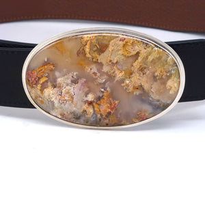 Regency Rose Plume Agate Belt - 38