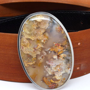 Regency Rose Plume Agate Belt - 38